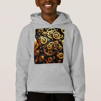 Steampunk Clockwork Gears 1004 Hoodie