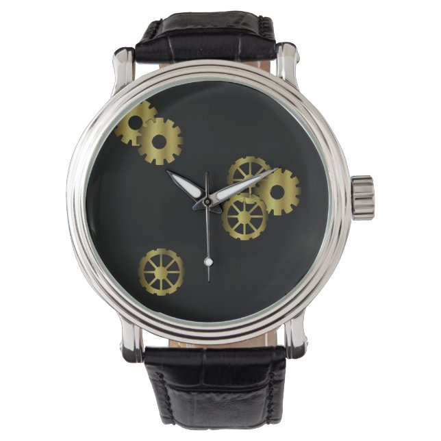 Steampunk Clockwork Men's Watch (Front)