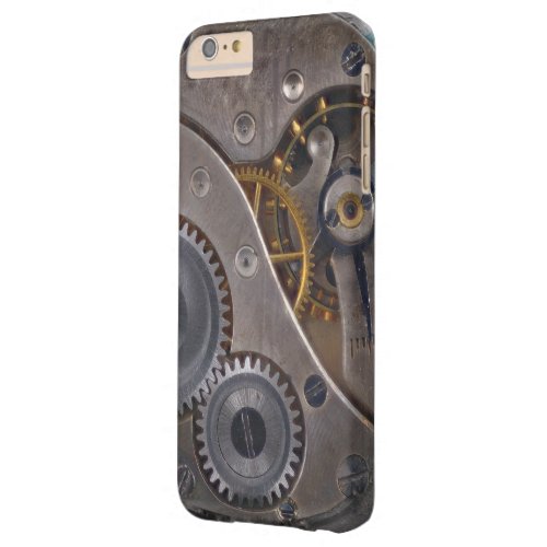 Steampunk Clockwork Rusty Gears Barely There iPhone 6 Plus Case