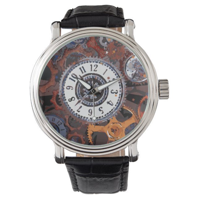 Steampunk clockwork watches (Front)