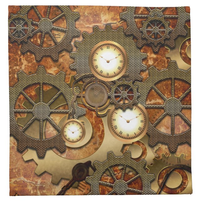 Steampunk Cloth Napkin (Front)