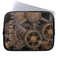 Steampunk Cogs and Wheels Personalised