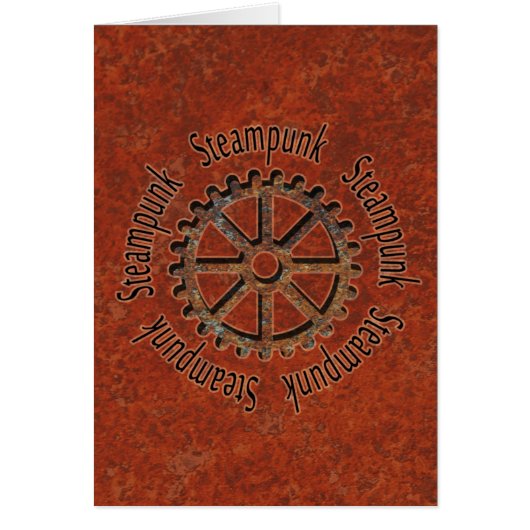 Steampunk Cogwheel Cards (Front)