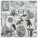 Steampunk Collage #2 - Novelty Fabric