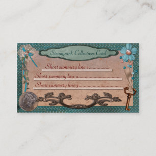 Steampunk Collectives for Web or Local Business Business Card