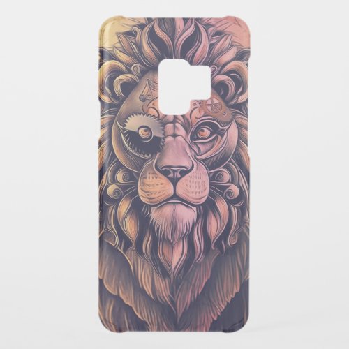 Steampunk Color Gradient Rustic Lion Uncommon Samsung Galaxy S9 Case