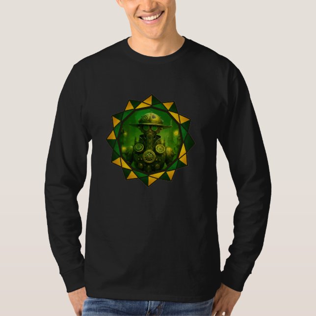 Steampunk Construction Worker T-Shirt (Front)