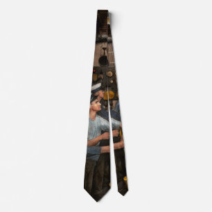 Steampunk - Controls on the USS Washington 1920 Neck Tie