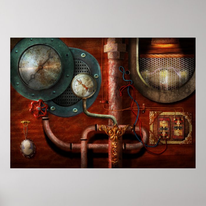 Steampunk   Controls Poster