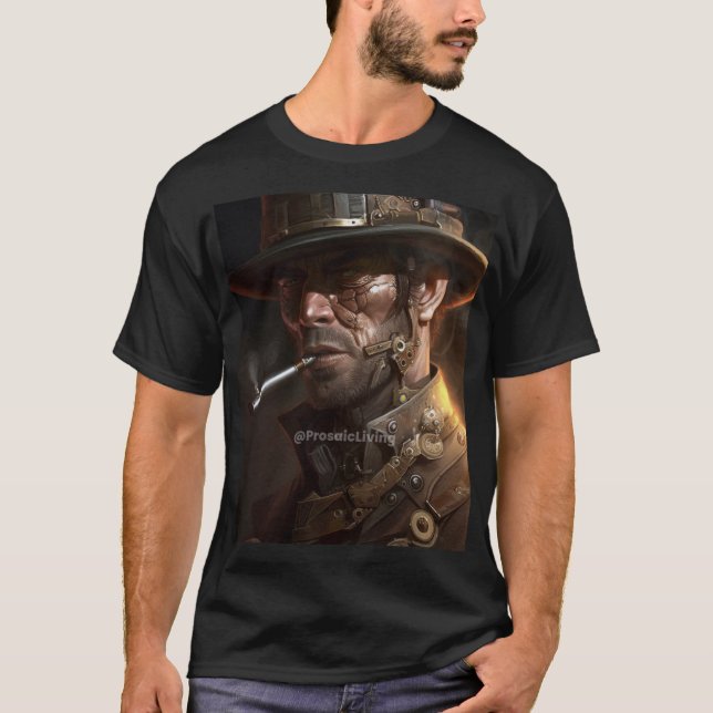 Steampunk cowboy T-Shirt (Front)