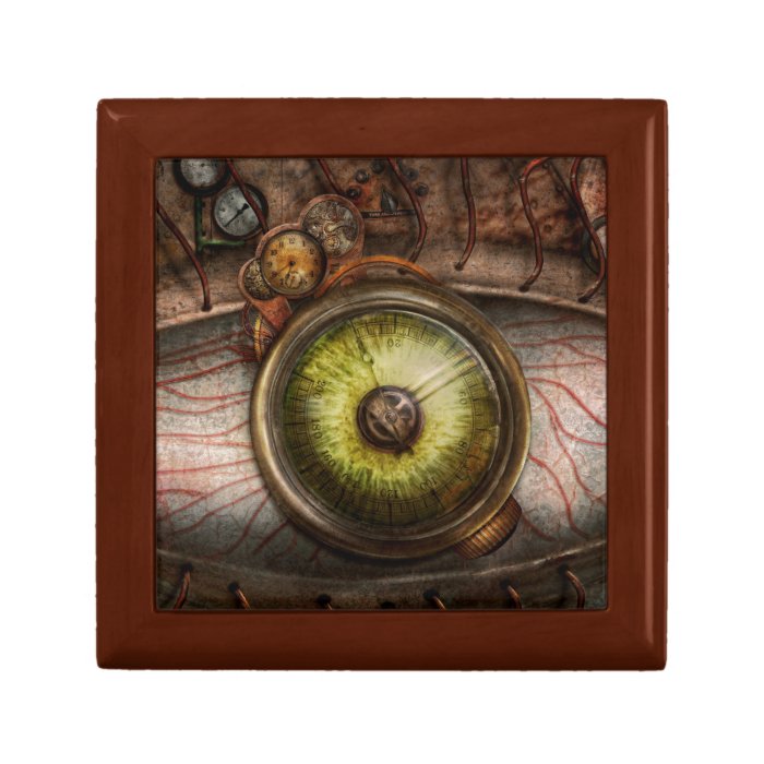 Steampunk   Creepy   Eye on technology Jewelry Boxes