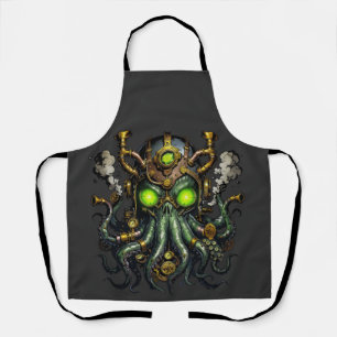 Steampunk Cthulhu monster Apron