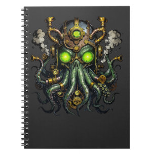 Steampunk Cthulhu monster Notebook