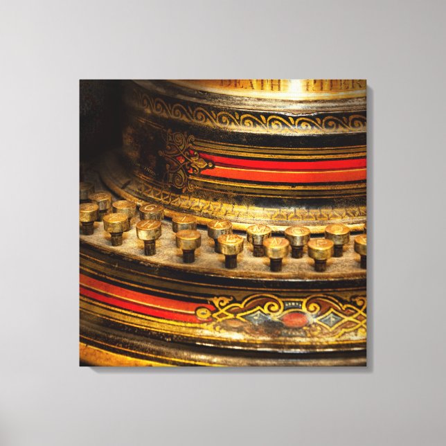 Steampunk - Death writer Canvas Print (Front)