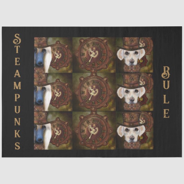 Steampunk Decoupage Paper (Front)
