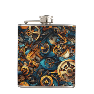Steampunk Design Flask