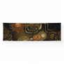 Steampunk design with clocks and gears banner