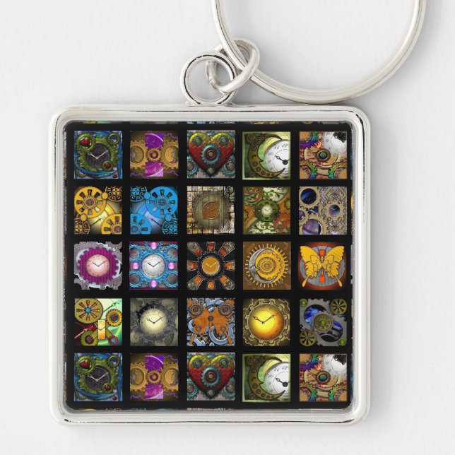 Steampunk Designs Keychain (Front)