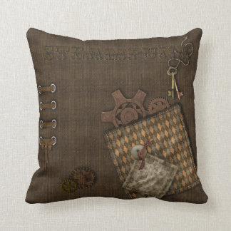Steampunk Designs Throw Pillow