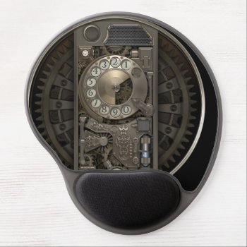 Steampunk Device - Rotary Dial Phone. Gel Mouse Pad by VintageStyleStudio at Zazzle