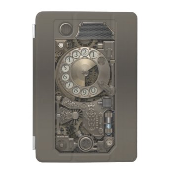 Steampunk Device - Rotary Dial Phone. Ipad Mini Cover by VintageStyleStudio at Zazzle