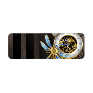 Steampunk Dials with Dragonfly Label