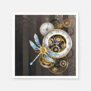 Steampunk Dials with Dragonfly Napkins