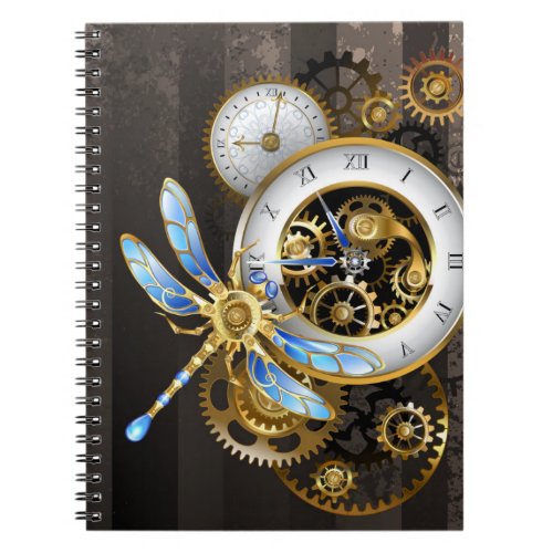 Steampunk Dials with Dragonfly Notebook