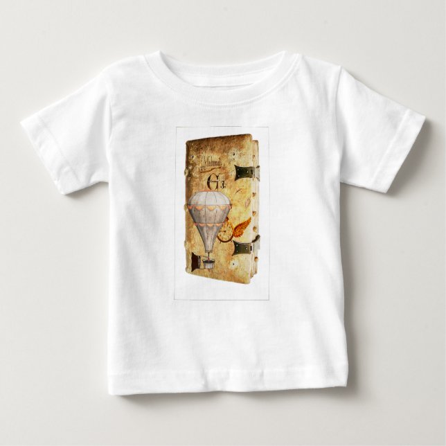 Steampunk Diary Baby T-Shirt (Front)