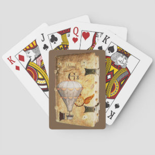 Steampunk Diary Poker Cards