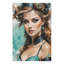 Steampunk Diva ⚙️ Retro-Futurist Style