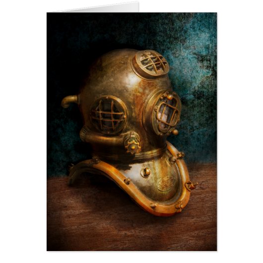 Steampunk - Diving - The diving helmet Cards (Front)