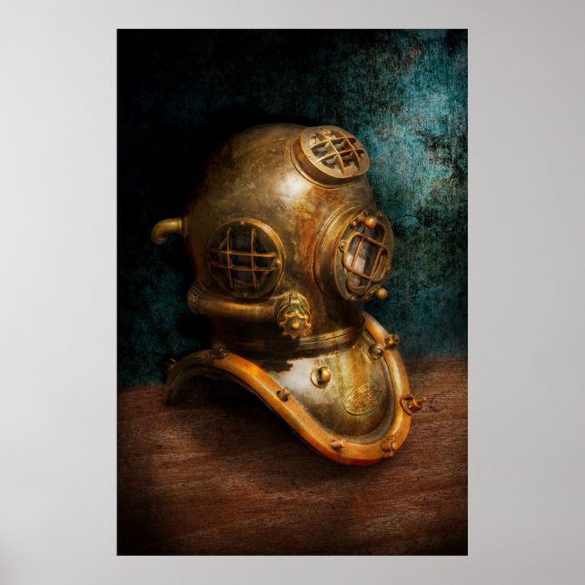 Steampunk - Diving - The diving helmet Poster (Front)