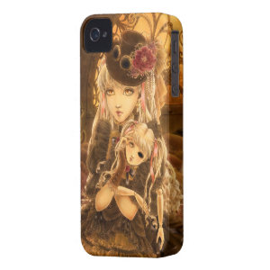 Steampunk Doll Face iPhone 4/4s Case