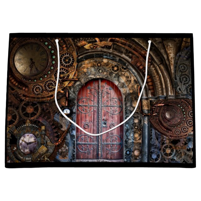 steampunk door gift bag (Front)