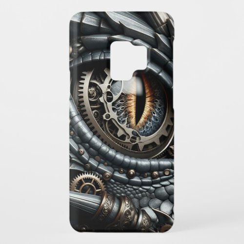 Steampunk Dragon Eye Closeup Ai Art Case_Mate Samsung Galaxy S9 Case