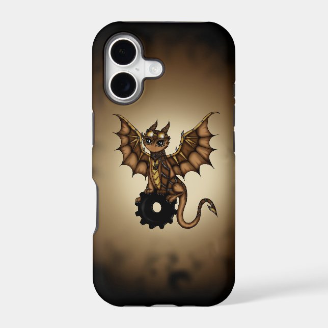 Steampunk Dragon Iphone Case (Back)