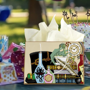 Steampunk Dragon Magic Potions Fantasy Alchemy Large Gift Bag