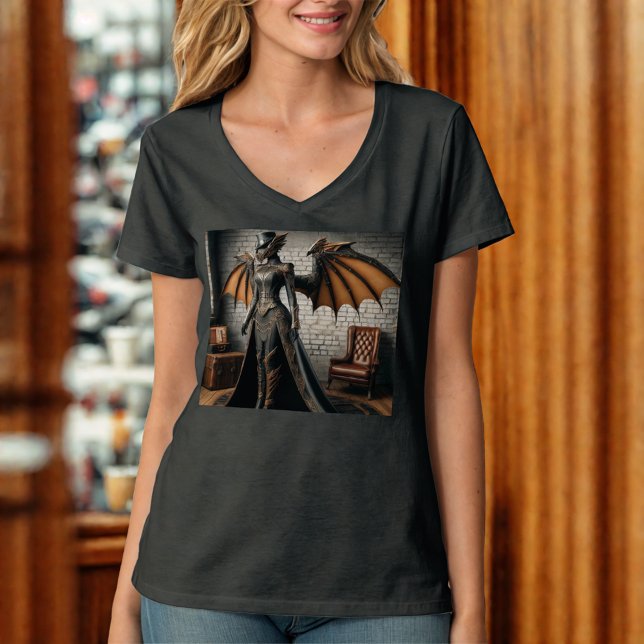 Steampunk Dragon Rider T-Shirt (Creator Uploaded)