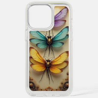 Steampunk Dragonflies iPhone 15 Pro Max Case