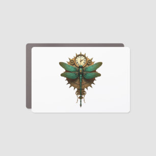 Steampunk Dragonfly Victorian Art Mechanical Steam Car Magnet