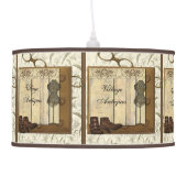 Steampunk Dressmaker Room Ceiling Lamp (Left)