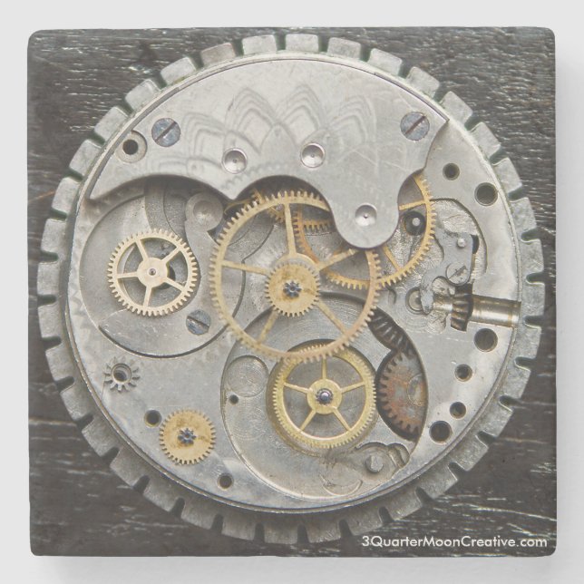 Steampunk Drink Coaster (Front)