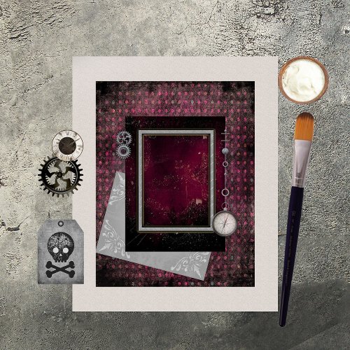 Steampunk Easy Page Scrapbook Paper