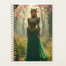 Steampunk Elven Princess in a Spring Garden