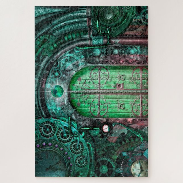 Steampunk Entrance to Oz   Jigsaw Puzzle (Vertical)