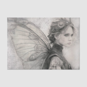 Steampunk Fairy Decoupage Tissue Paper