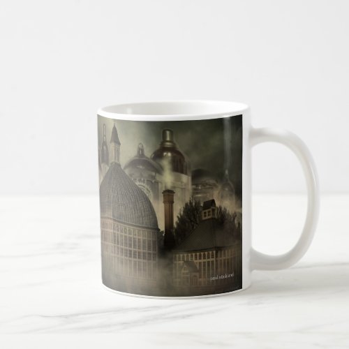 Steampunk Fantasy Architecture - The Valve Works Coffee Mug