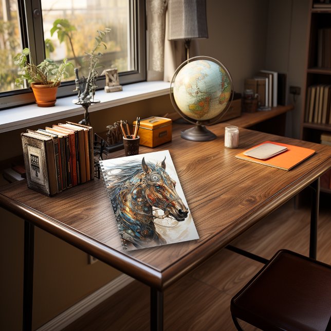 Steampunk Fantasy Horse Notebook (Creator Uploaded)