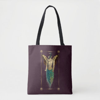 Steampunk Fantasy Peacock Tote Bag